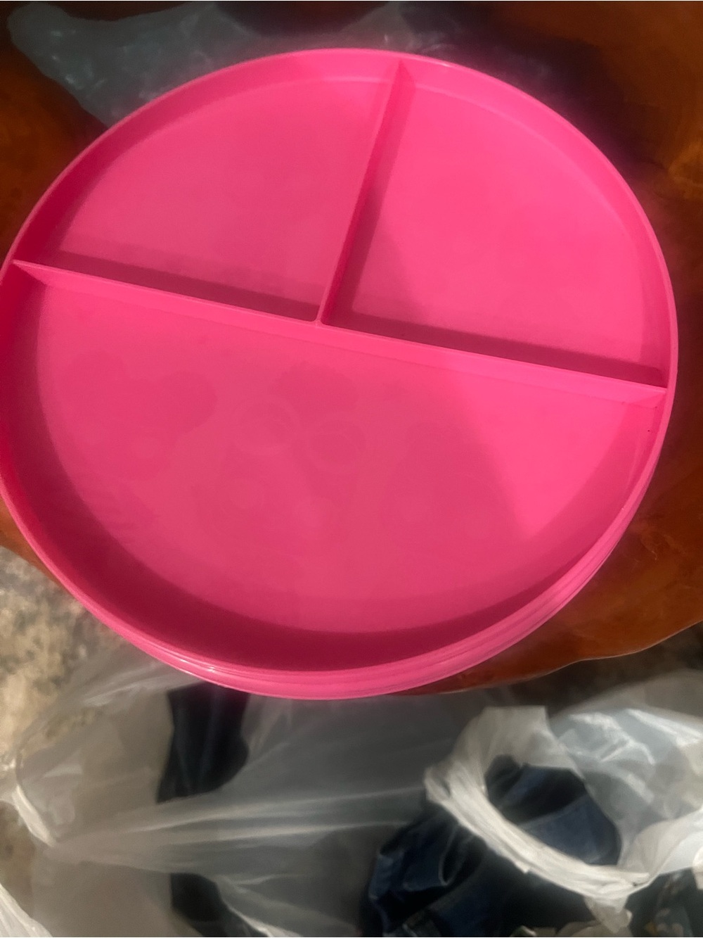 Zak! FlipIt LOL Surprise Pink 2-in-1 Stackable Kids Plate - Picture 2 of 2